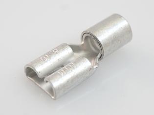 Female Disconnect Terminals w/Copper Sleeve on Barrel