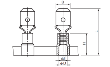 Insulated Chain Terminals (ICT) - Male Disconnects