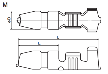 Bullets and Receptacles Male
