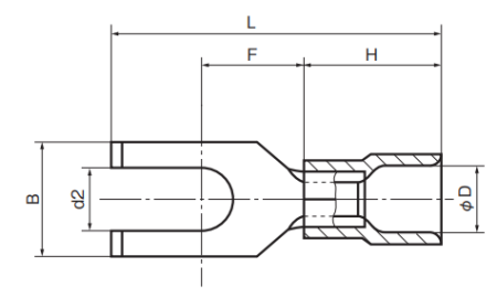 Polycarbonate Insulated Flange Spade Terminals