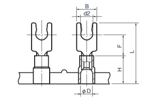 Polycarbonate Insulated Chain Terminals (ICT) - Locking Spades