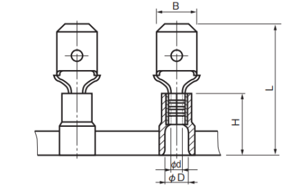 Insulated Chain Terminals (ICT) - Male Disconnects