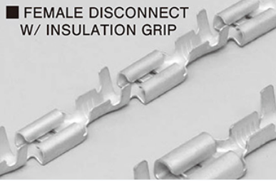 Female Disconnects w/Insulation Grip