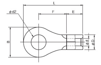 2D Ring Terminal r type