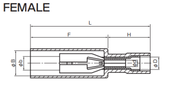 Insulated Bullet & Receptacle Connectors - PCE Type