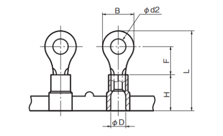Polycarbonate Insulated Chain Terminals (ICT) - Rings
