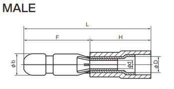 Insulated Bullet & Receptacle Connectors - PCE Type