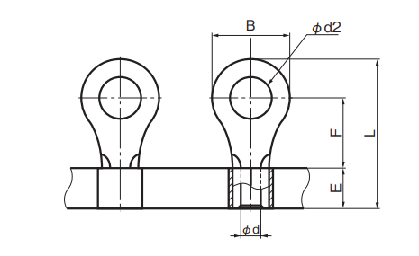 Non-Insulated Chain Terminals (CT) - Rings