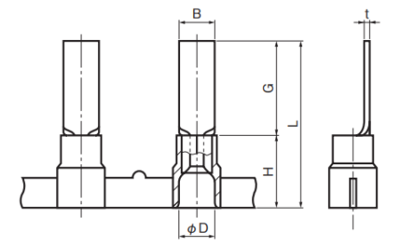 Polycarbonate Insulated Chain Terminals (ICT) - Blades