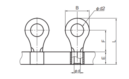 Non-Insulated Chain Terminals (CT) - Rings