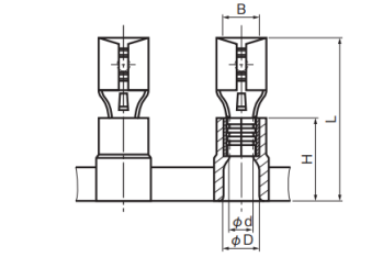 Insulated Chain Terminals (ICT) - Female Disconnects