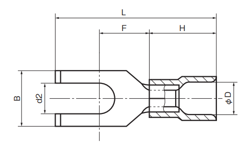 Nylon Insulated Flanged Spade Terminals w/Extra Copper Sleeve