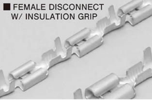 Female Disconnects w/Insulation Grip