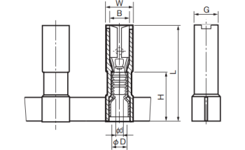 Fully-Insulated ICT Female Disconnects .110 Series